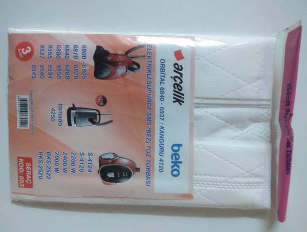 Bez Süpürge Torbası Arçelik - Beko ASN-SPR-053 - Image 1