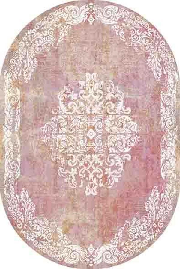 Oval Paspas Saçaklı Paspas Püsküllü Süngerli Hol Banyo Paspası 40x60cm Yeni Sezon 0255 - Image 1
