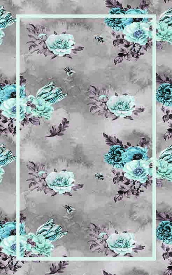 Köşeli Paspas Saçaklı Paspas Püsküllü Süngerli Hol Banyo Paspası 50x80cm Yeni Sezon 0049-02 - Image 1