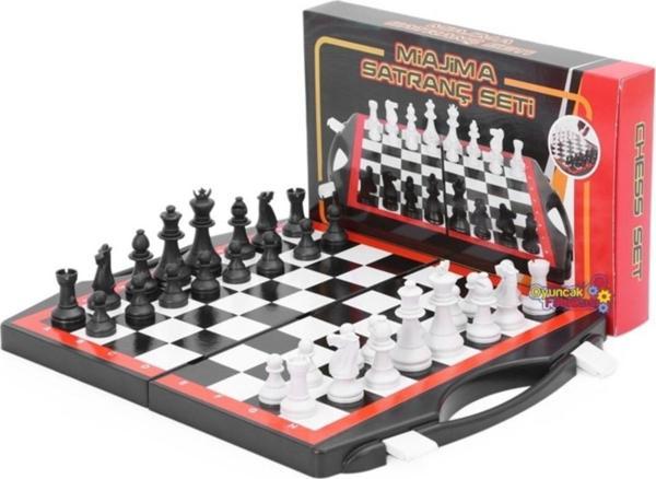 Miajima Çantalı Satranç Takımı Okul Tipi Büyük Boy - Image 1