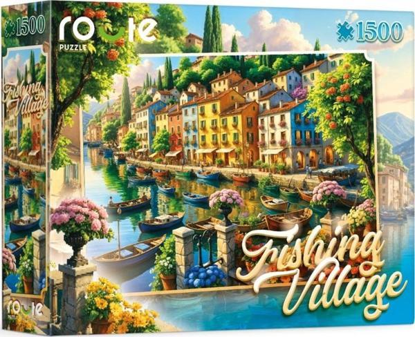 Route Balıkçı Köyü Puzzle (1500 Parça ) 60×85 Cm - Image 1