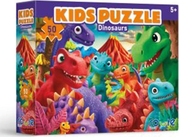 Route Dinozorlar Çocuk Puzzle (35 Parça) 34×24 Cm - Image 1