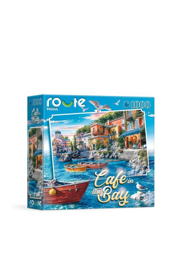 Route Körfezdeki Cafe Manzaralı 1000 Parça Puzzle 68 X 48 Cm - Image 1
