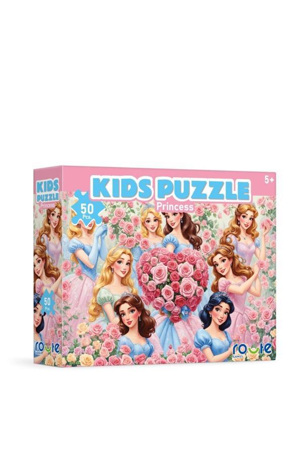 Route Prensesler Çocuk Puzzle (50 Parça) 34×24 Cm - Image 1
