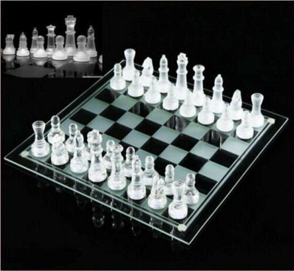 Sera Oyun Aletleri Cam Satranç Takımı Full Cam Satranç Glass Chess 20*20Cm - Image 1