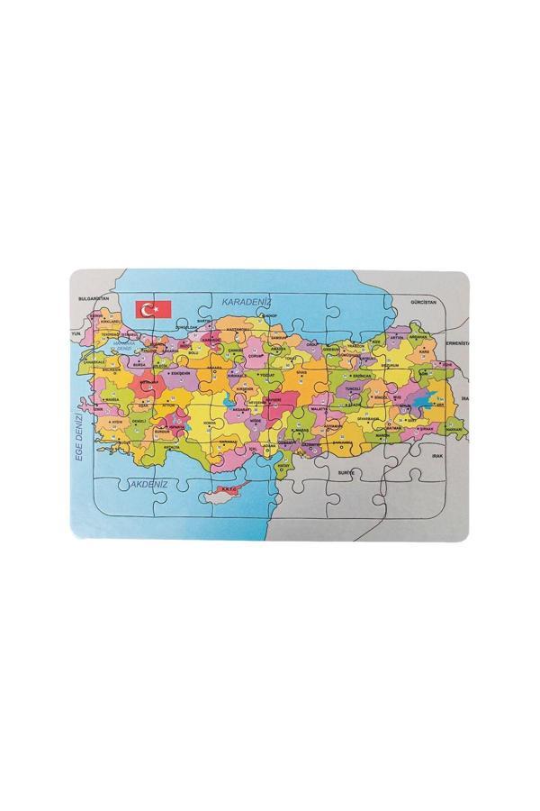 Sera Oyun Aletleri Eğitici Puzzle Türkiye Haritası+ İnsan Vücudu 2 'Li Set Ölçü: 25*35 Cm - Image 1