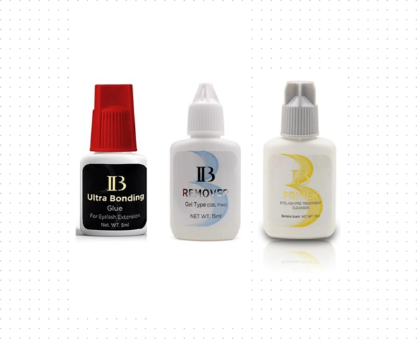 Fontenay Ib Ultra Bonding 5ml + Ib Remover 15ml  + lb 15 ml Kirpik Primer Yağ Temizleyici  - Image 1