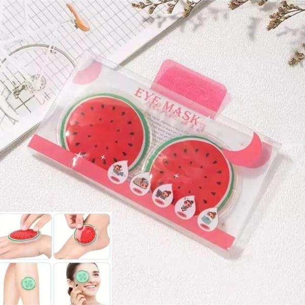 Fontenay Göz Maskesi Rahatlatıcı Sıcak Ve Soğuk Kullanım Jel Maske Karpuz 2'Li - Image 1