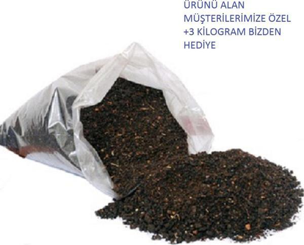 Demirsessound Organik Yanmış Elenmiş Karışımsız Hayvan Koyun Gübresi 12 Kg 3 Kilogram Bizden Hediye - Image 1