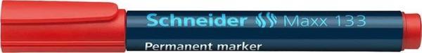 Schneider Marker Silinmez Koli Kalemi Kırmızı Renk Permanent Maxx 133 Kalem 11302 - Image 1