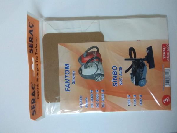 Bez Süpürge Torbası Fantom-Sinbo ASN-SPR-020 - Image 1