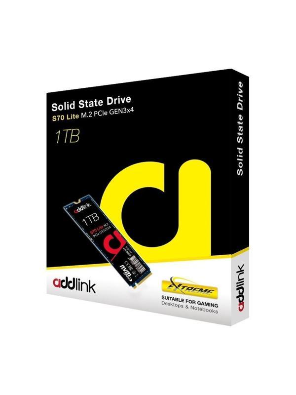 Addlink S70 Lite 1tb 3200/2600 Mb/s M.2 Pcıe GEN3X4 Nvme SSD AD1TBS70LTM2P - Image 1
