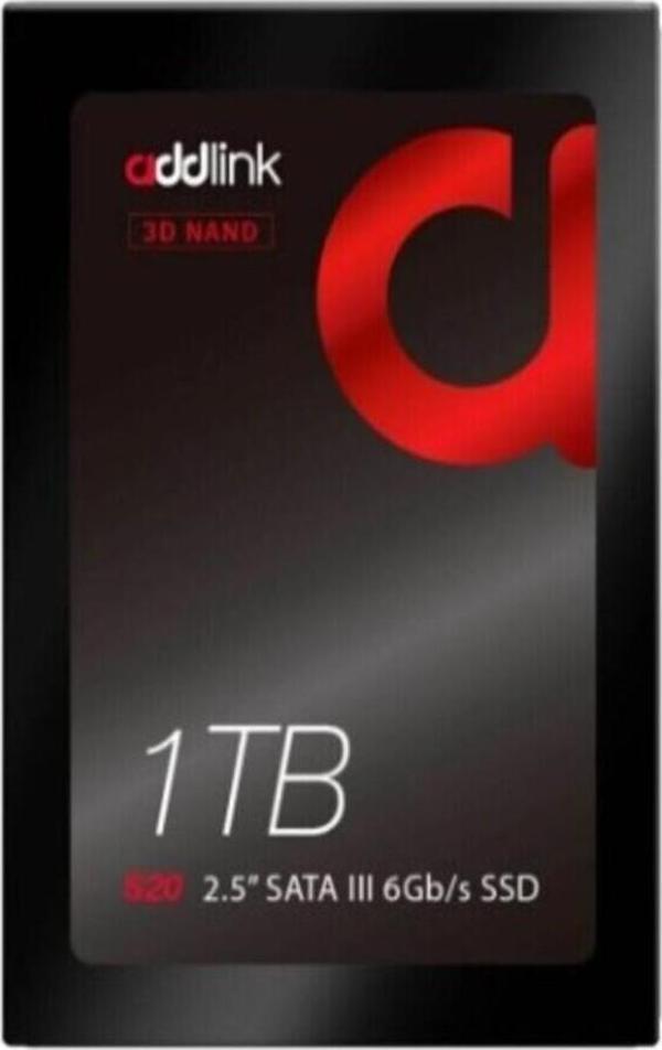 Addlink 1tb 500-450 Mb/s 2.5” Sata Iıı SSD AD1TBS20S3S - Image 1