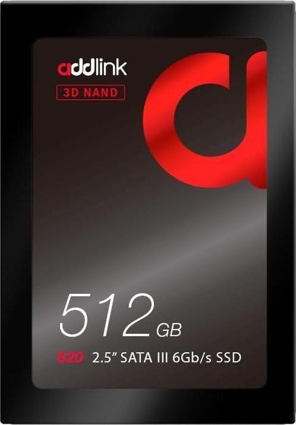 Addlink 512GB 500-450 Mb/s 2.5” Sata Iıı SSD AD512GBS20S3S - Image 1
