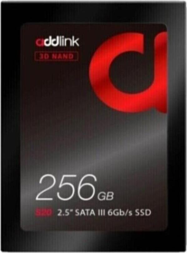 Addlink 3D NAND 256GB 510-400MB/s 2.5" Sata3.0 SSD AD256GB-S20S3S - Image 1
