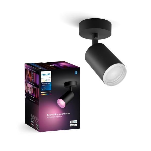 Philips Hue Fugato Akıllı Led Spot Lamba 1x4.2W (Siyah) v2  - Image 1