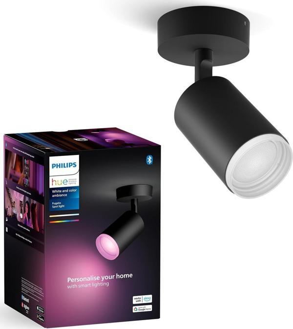 Philips Hue Fugato Akıllı Led Spot Lamba 1x4.2W (Siyah) v2  - Image 1