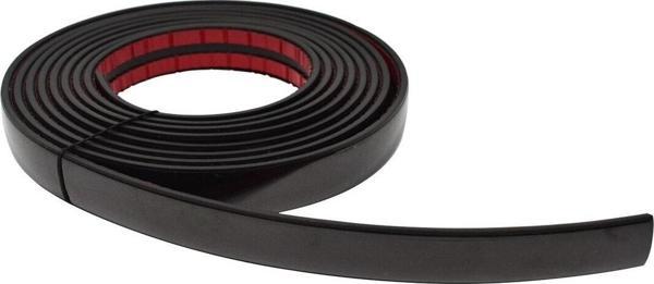 ENZELO 18mm 3d Dekoratif Black Siyah Nikelaj Kalın Şerit Çıta 18mm X 5 Metre - Image 1
