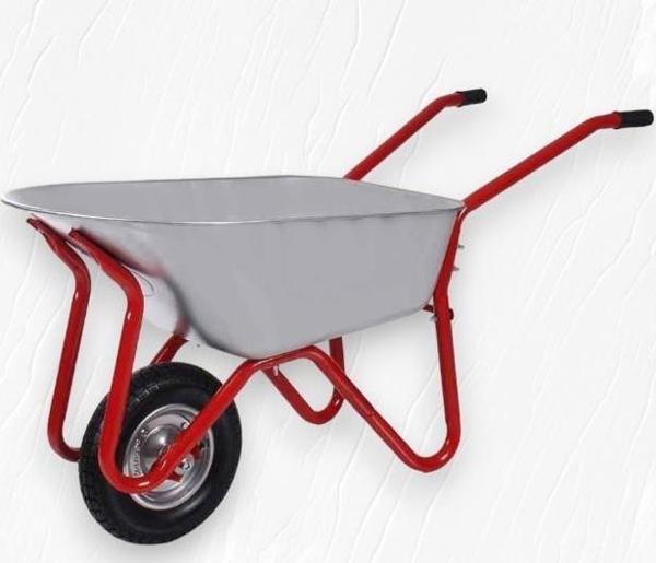 Kanat Galvaniz El Arabası KPGD-191Demonte 0,90mm Saç Kalınlığı,Havalı Teker - Image 1