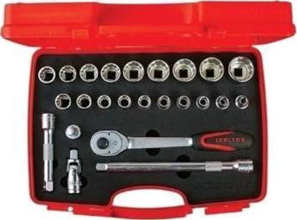 İzeltaş 1113 1/2" 24 Parça Altı Köşe Lokma Anahtar Takımı - Image 1