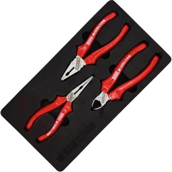 İzeltaş 3020 Opak Seri 3 Parça 160 mm Pense Seti - Image 1