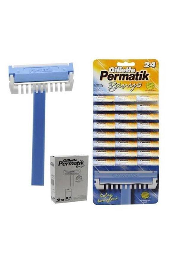 Gillette Permatik Banyo 48 Adet 2X24 Adet Kartela - Image 1