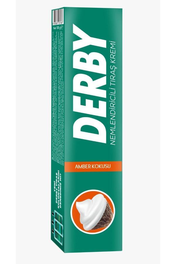 Derby Traş Kremi 100Gr Amber Kokusu X 3 Adet - Image 1
