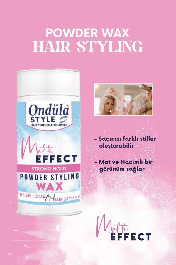 Ondüla Style Powder Wax Mat Efekt | Şekillendirici Toz Wax | Güçlü Tutuş 20Gr - Image 1