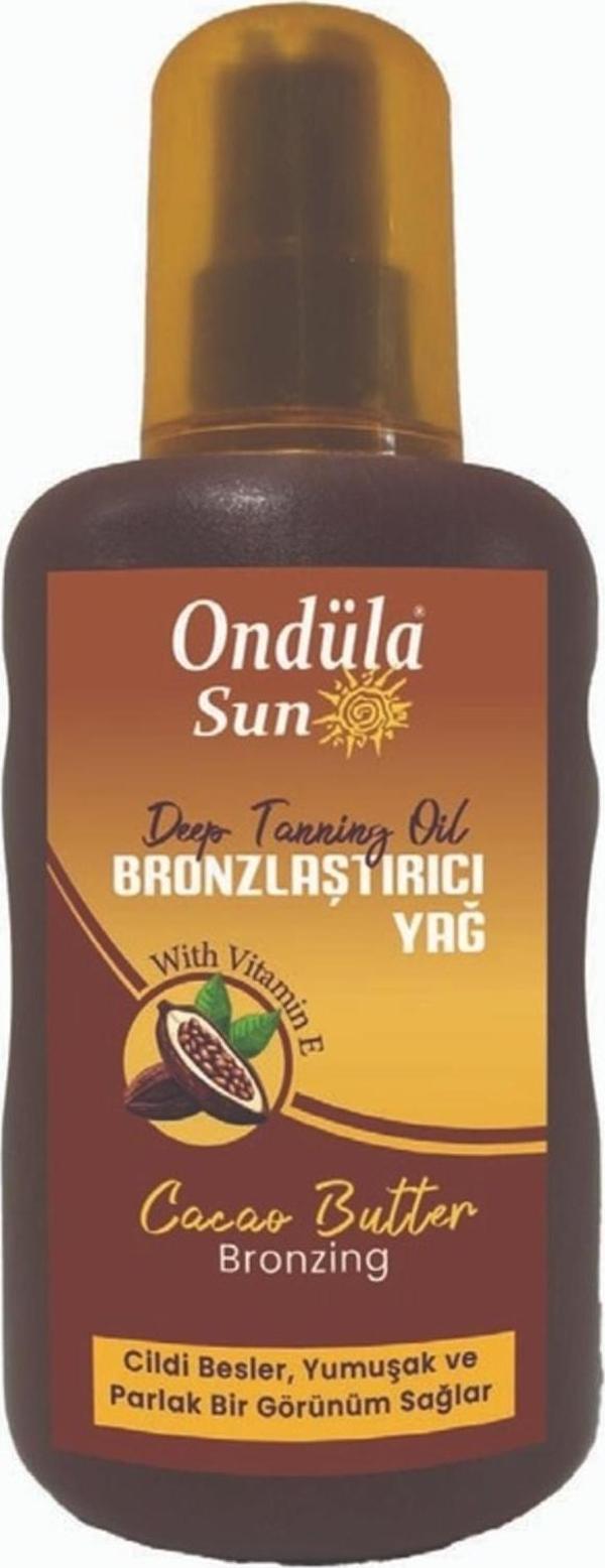 Ondüla Sun Yoğun Bronzlaştırıcı Yağ 200 Ml Kakao Yağı - Image 1