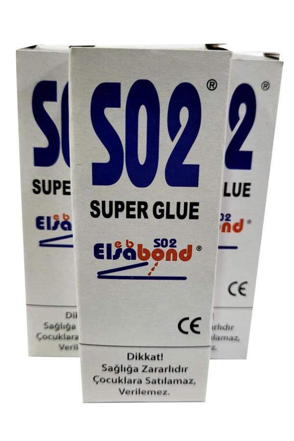 Elsabond S02 Japon Yapıştırıcısı 20Gr * 3 Adet - Image 1