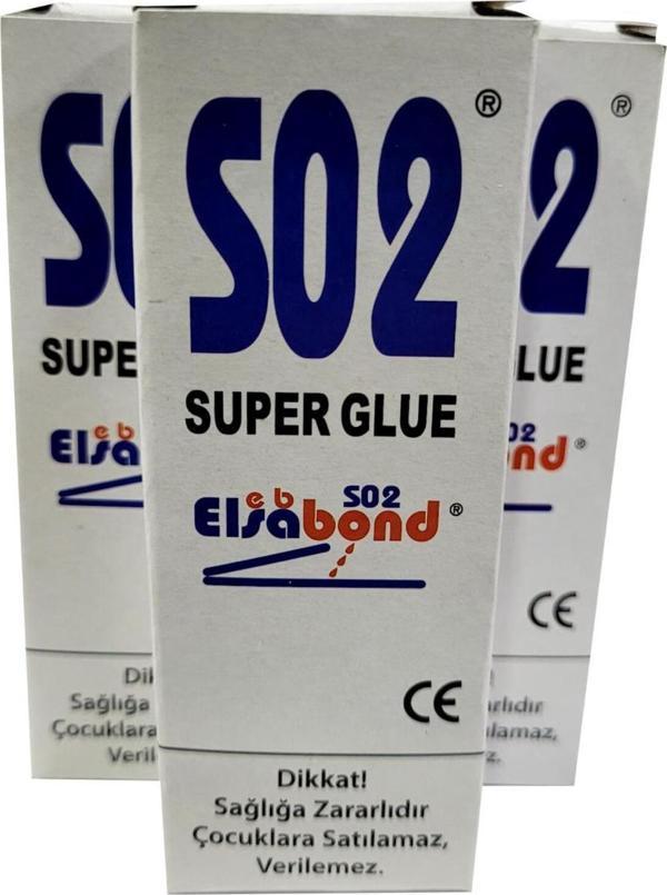 Elsabond S02 Japon Yapıştırıcısı 20Gr * 3 Adet - Image 1