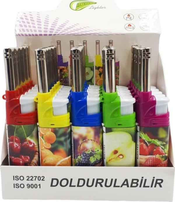 İtalyano Desenli Mutfak Çakmağı 25 Adet - Image 1