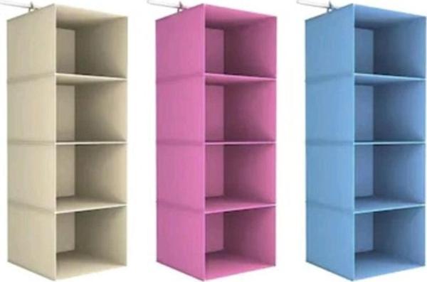 Dolap Içi Düzenleyici 4 Gözlü Organizer - Image 1
