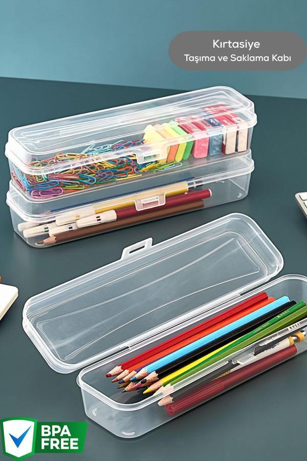 Mithra Life Kalemlik Diş Fırçası Makyaj Seyahat Şeffaf Plastik Saklama Kutusu MIT1237 - Image 1