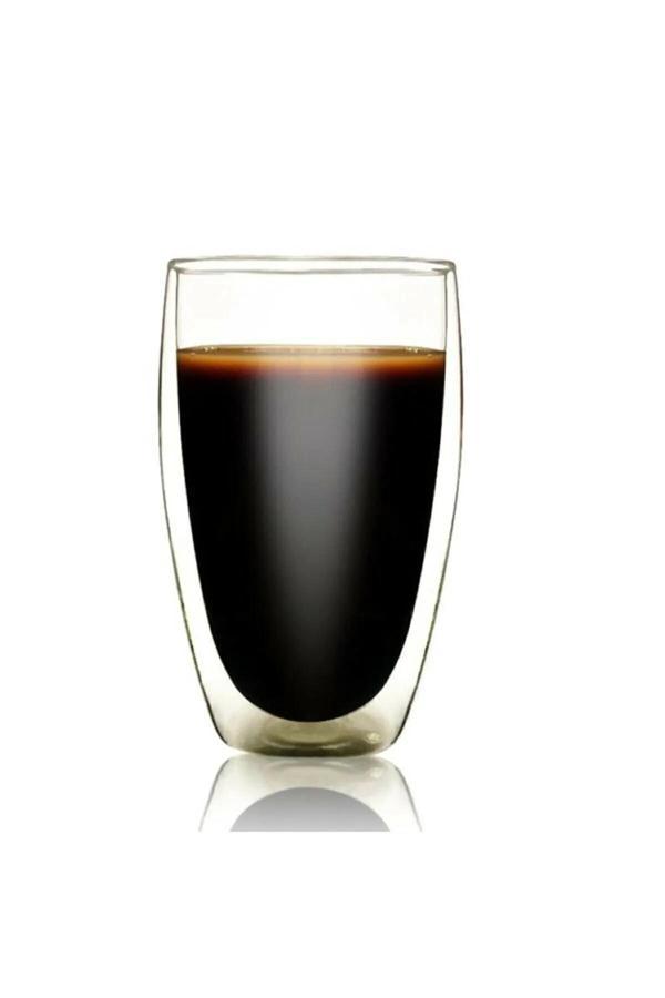 Mithra Life 500ML Çift Cidarlı Isı Yalıtımlı Cam Şeffaf Kupa Bardak MIT1205 - Image 1