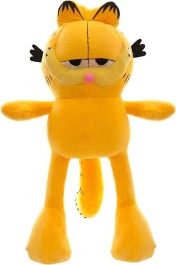 Peluş Garfield Oyuncak 80 cm  Büyük Boy Sevimli Kedi Peluş - Image 1