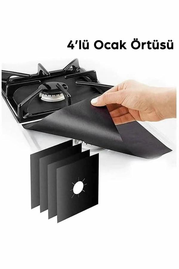 Mithra Life 4 lü Ocak Koruyucu Ped Örtüsü MIT1194 - Image 1