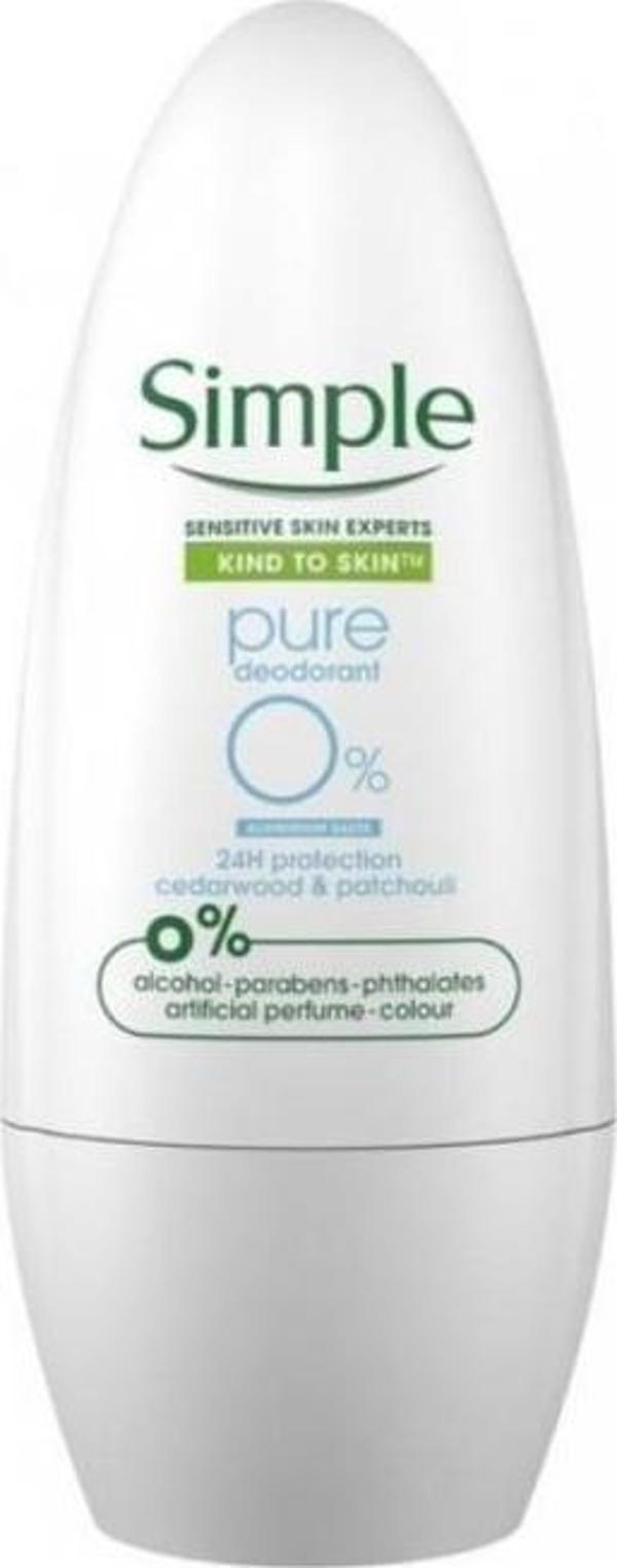 Sımple Roll On Pure 50ml - Image 1