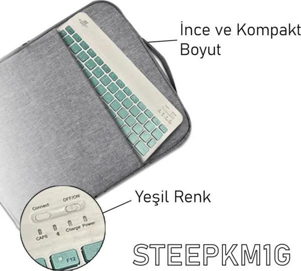 Steep Solid Magic Yeşil Şarjlı Bluetooth Klavye Mouse Set - Image 1