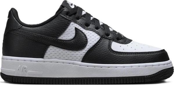 Nike Air Force 1 AF1 Leather Unisex Sneaker White Black Hakiki Deri Unisex Günlük Spor Ayakkabı Beyaz Siyah - Image 1