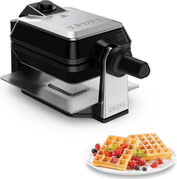 Krups Fdd95D Profesyonel Çift Waffle Makinesi | Döner Fonksiyon, 1200W - Image 1