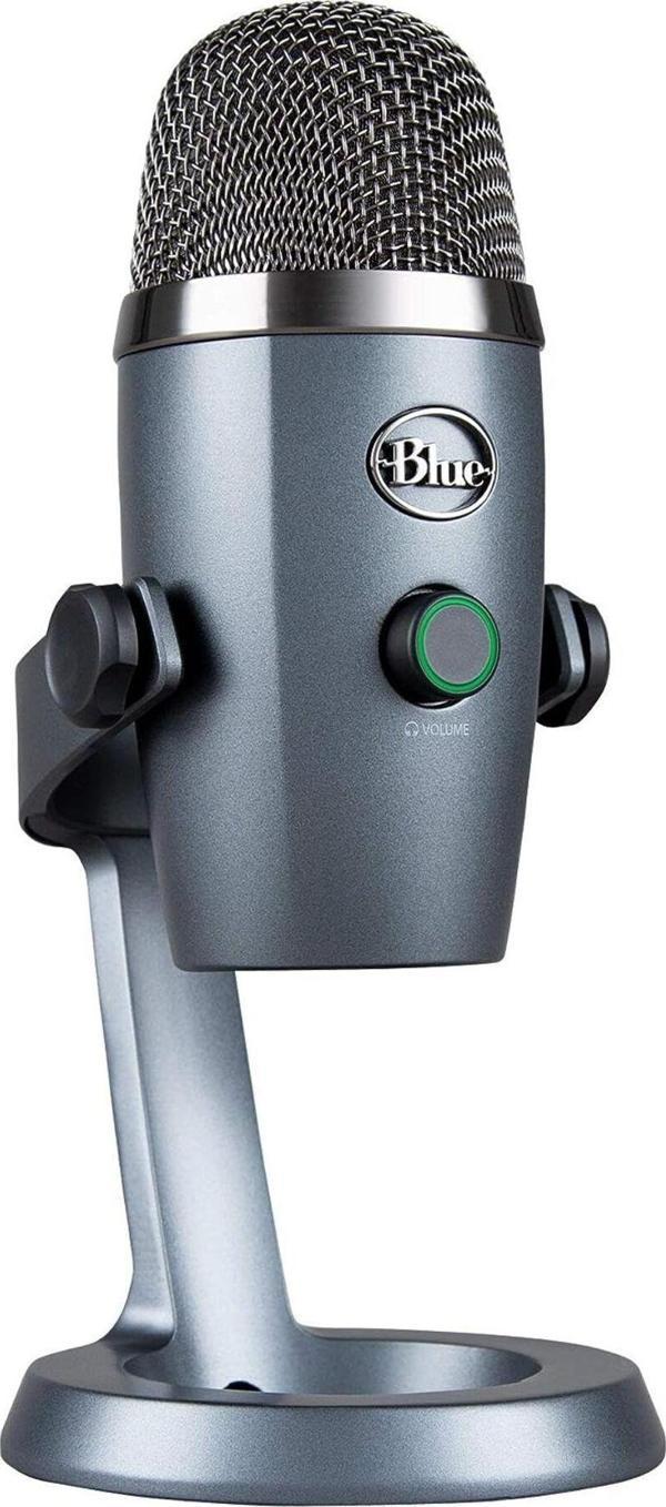 Logitech Pc, Mac, Oyun, Kayıt, Yayın İçin Blue Yeti Nano Premium Usb Mikrofon - Gri - Image 1