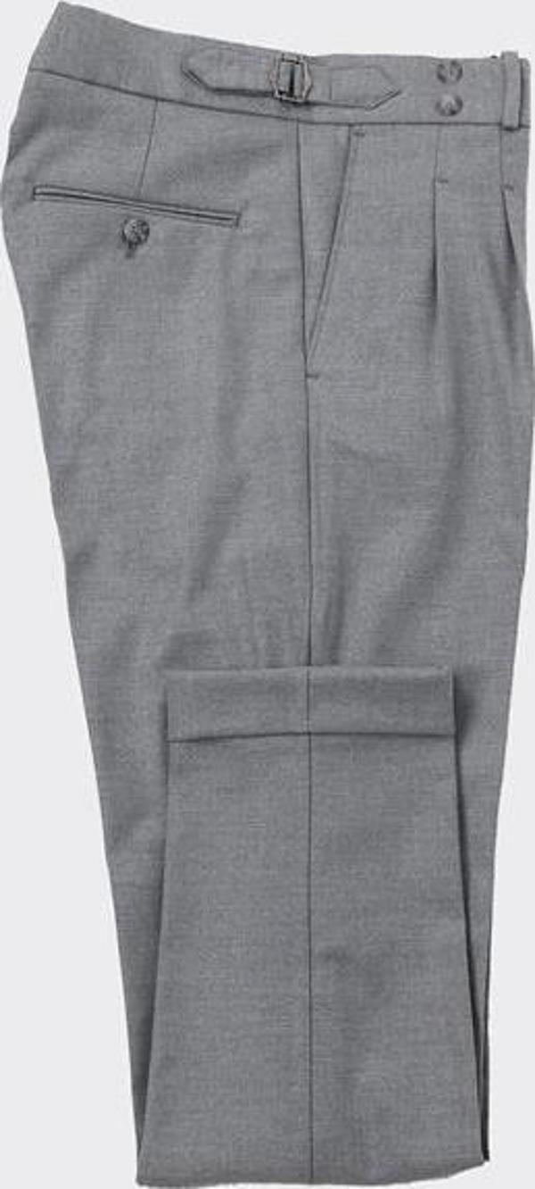 Modern Çift Pileli Erkek Pantolon-KAW2264W - Image 1