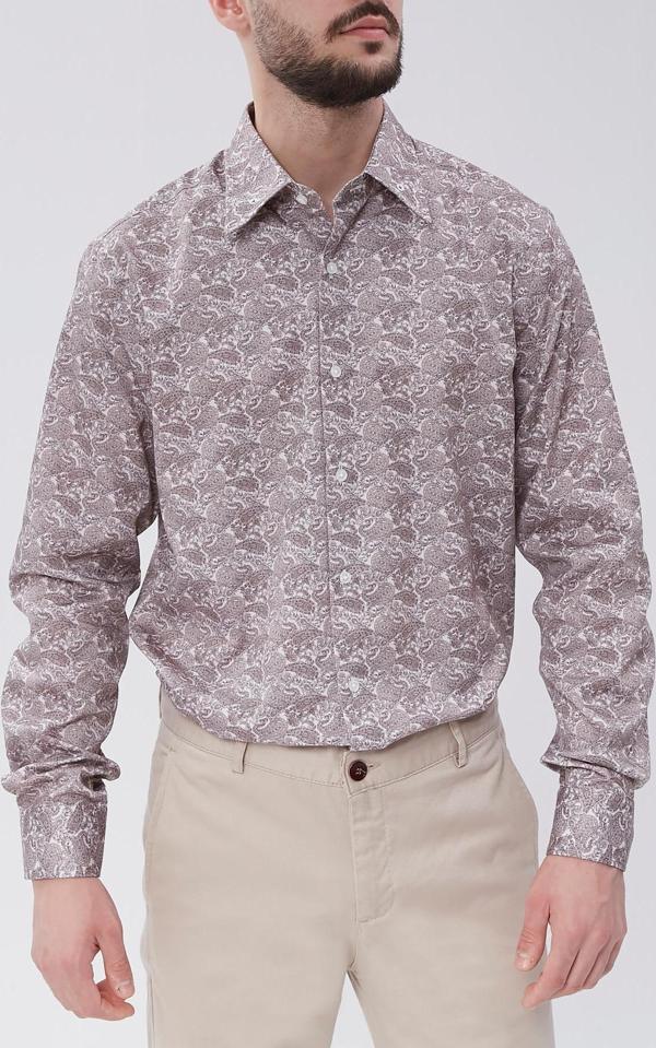 Rahat ve Şık İğneli Yaka Slim Fit Erkek Gömlek-KAW4403S - Image 1