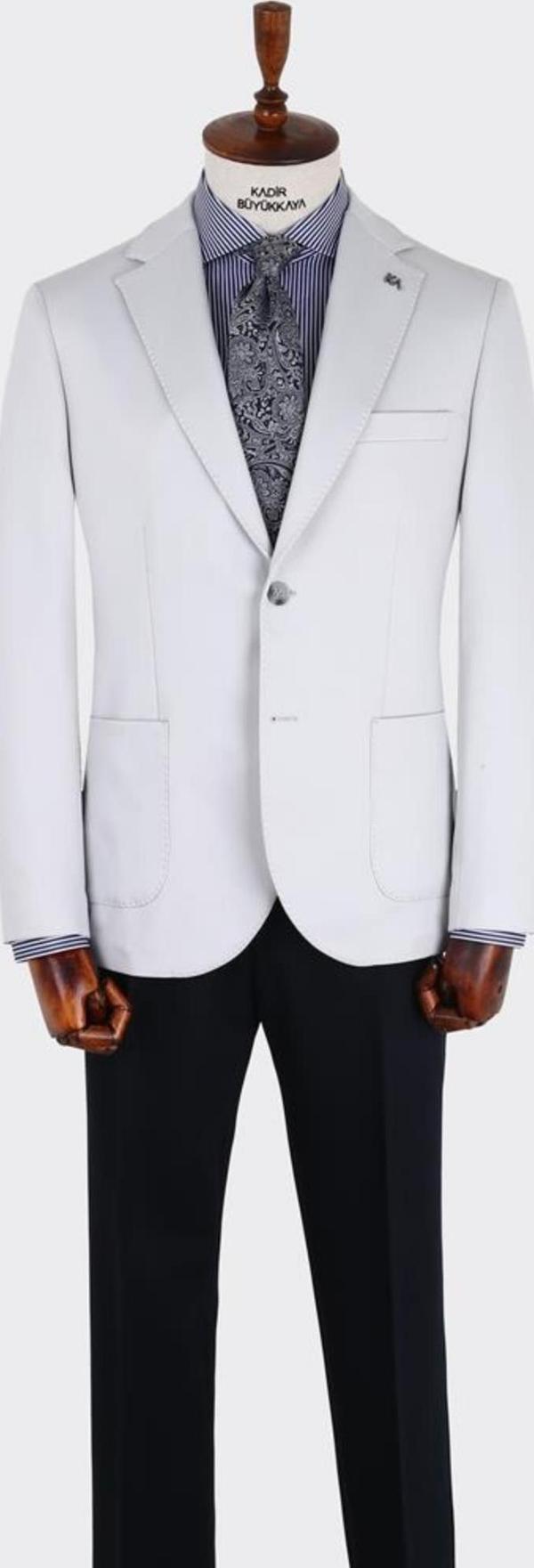 Kırlangıç Yaka Erkek Ceket-KAX5120S - Image 1