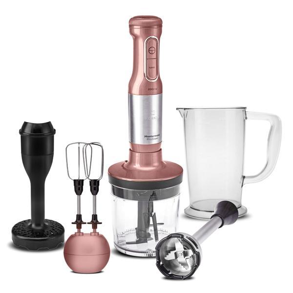 Karaca Mastermaid Prosteel Uzun Blender Ayaklı 6 Bıçaklı Blender Seti Rosegold Inox 2000 W - Image 1