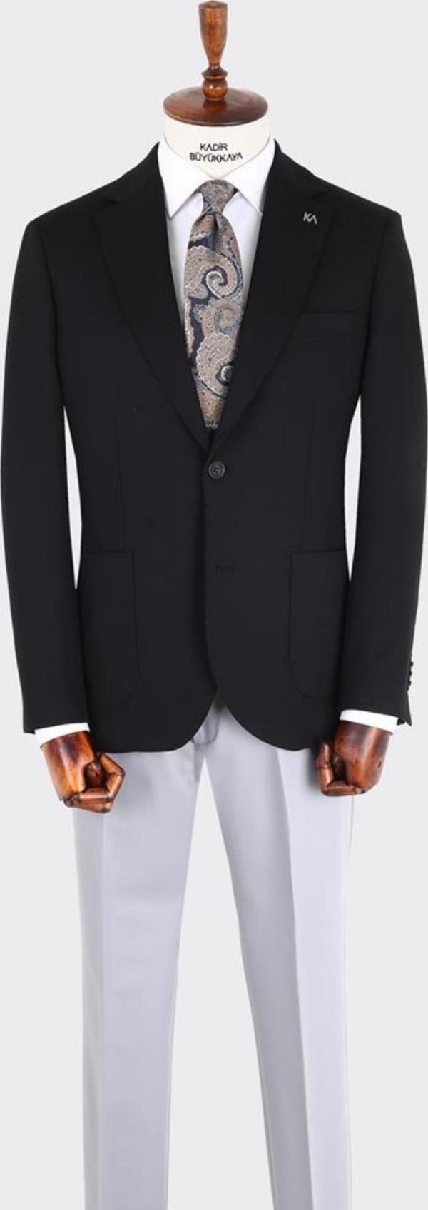 Kırlangıç Yaka Erkek Ceket-KAX5120S - Image 1