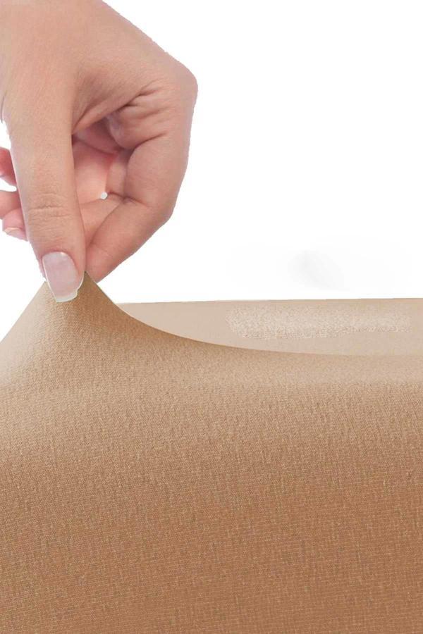 Çift Kişilik Düz Penye  %100 Pamuklu Lastikli Çarşaf 180X200 Newsheet Kahverengi - Image 1