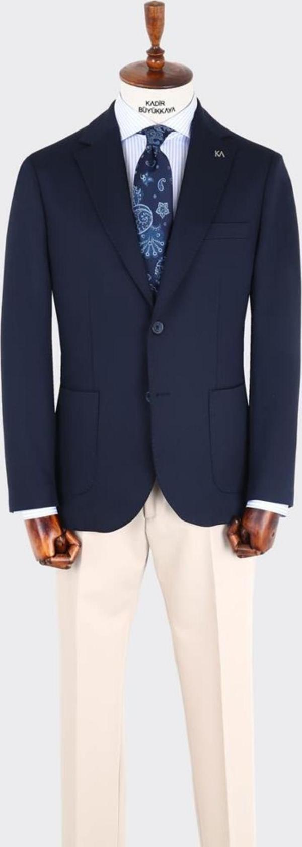 Kırlangıç Yaka Erkek Ceket-KAX5120S - Image 1