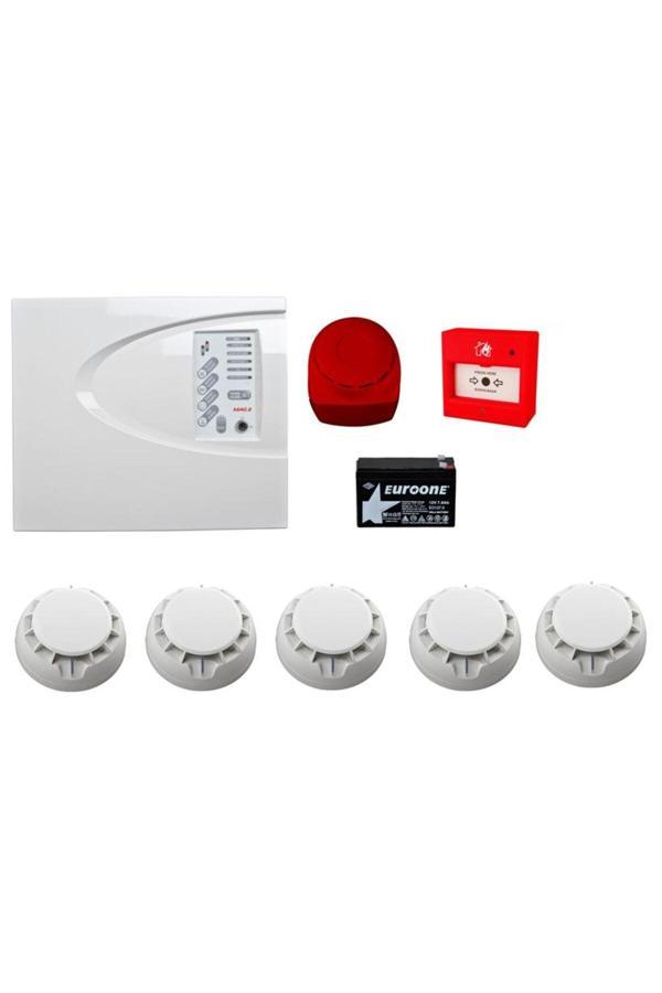 Teletek Yangın Alarm Sistemi Seti 5 Li - Image 1
